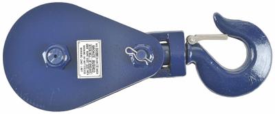 BA PRODUCTS CO. Pulley Block: Swivel, 16,000 lb Working Load Limit, Wire Rope, Swivel Hook - Hook-Attached Snatch Blocks