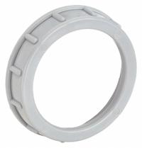 RACO Insulating Bushing: Plastic, Plain, 2 in Trade Size, 17/32 in Overall Lg, Insulated (MPN 1408). Key specifications — Insulated: Yes; Brand: RACO.