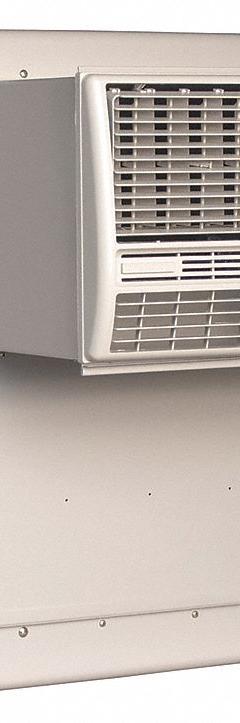 ESSICK AIR Window Evaporative Cooler: 800 sq ft – 1,600 sq ft, 9.3 gal Water Capacity, 5-15P (MPN RN50W). Key specifications — Number of Speeds: 2; Brand: ESSICK AIR.