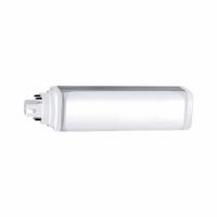 GE LAMPS Compact LED Bulb: Type A, 4-Pin (G24q/GX24q), PL Horizontal, LED, 2700K/3000K/3500K/4000K (MPN LED19GX24q-H/8SC). Key specifications — Brand: GE LAMPS; Bulb Designation: LED19GX24q-H/8SC; Dimmable: No; Color Temperature: 2700K.