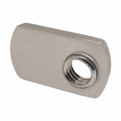 T-Slot Framing System Fasteners: 5/16"-18 Size, 15/64 in Thread Lg, 15 Series, Single Offset (MPN 3678-10). Key specifications — Fastener Type: T-Nut; Material: Stainless Steel; T-Slot Fastener Type: T-Nut; Threaded Hole Location: Single Offset; Compatible Series: 80/20 15 Series; System of Measurement: Inch; Brand: 80/20; Mounting Type: Slide-In.