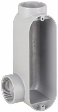 Conduit Outlet Body: Aluminum, 2 in Trade Size, LL Body, 67 cu in Body Capacity, Threaded Hub (MPN LL200). Key specifications — Finish: Powder Coated; For Use With: RMC; Brand: RACO; Hub Style: Threaded.