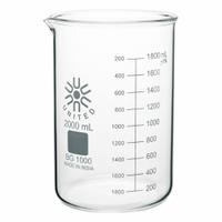 APPROVED VENDOR Beaker: 2,000 mL, 67.6 fl oz, A, Low Form, Type I, Colorless, Borosilicate Glass (MPN BG1000-2000). Key specifications — attr1371034: Type I; attr1371051: APPROVED VENDOR; attr1371062: Colorless.