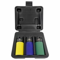 COUNTERACT Automotive Socket Set: 1/2 in Drive Size, 3 Pieces, (3) 12-Point/(3) 6-Point, Chrome (MPN CBBS12-S3T). Key specifications — attr1204429: COUNTERACT; attr1204430: (3) 12-Point; attr1204436: External Torx; attr1210036: 7/8 mm to 22 mm.