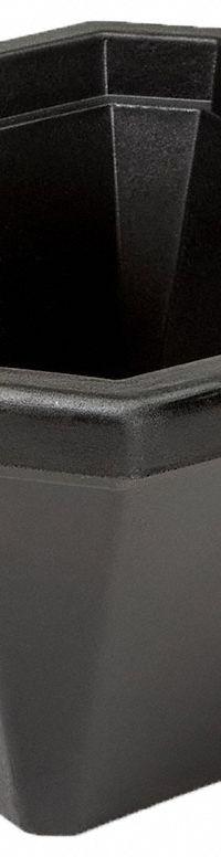 Ice Bucket with Lid: 1 L Capacity, Rectangular, Polyurethane Foam, Black, 4 1/8 in Overall Ht (MPN 455021K). Key specifications — Color: Black; Material: Polyurethane Foam; Brand: GLOBE SCIENTIFIC; Product Type: Ice Bucket with Lid; Shape: Rectangular.