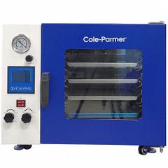 COLE-PARMER Vacuum Oven: Vacuum, 1.7 cu ft Capacity, 100°C Max Temp, 550 W Watt, 1.7 cu ft Volume (MPN 5241124). Key specifications — attr1027177: 120V AC; attr1027180: COLE-PARMER; attr1027172: +/-10%.
