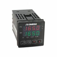 OMEGA DIAL LIMIT CONTROLLER: CN740, 1/16 DIN Size, RTD, 100 to 240V AC, 0°C to 50°C, Digital, 40 A (MPN CN743). Key specifications — Brand: OMEGA; Alarms: (1) Relay; Current: 40 A; Display Type: Digital; Input Voltage: 100 to 240V AC; Output: (1) 14V, 10 to -20% (max 40mA) Relay; Product Type: DIN Temperature Controller; Sensor Type: RTD.