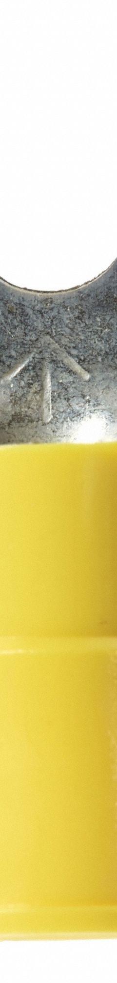 3M Shrink Tubing: Yellow, Vinyl, #10 Stud Size, 12 AWG – 10 AWG Wire Range, Block Fork, 600 V (MPN 58766). Key specifications — Barrel Style: Brazed; Manufacturer Part Number: 58766; Brand: 3M.