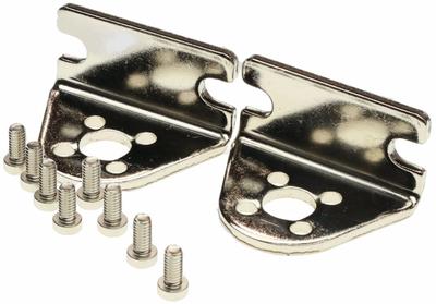 SMC Foot Bracket: Foot Mount Type, Fits 20 mm Bore Dia, Steel, 5THU7 to 5VDA3 - Foot Mounting Brackets