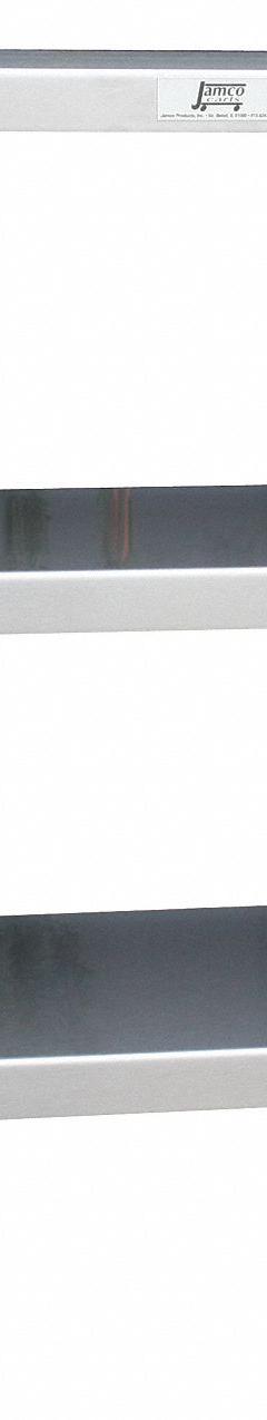 JAMCO Work Table: Fixed Ht, Stainless Steel, 36 in x 18 in, 1,200 lb Overall Load Capacity (MPN YG136). Key specifications — Brand: JAMCO; Unit Type: Not Expandable or Modular.