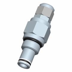 BUCHER HYDRAULICS Cartridge Valve: Screw-In, Screwdriver Adjustment, C10-20 Valve Cavity Size, RVPD (MPN RVPD-10-N-C-0-30). Key specifications — attr1012059: RVPD-10-N-C-0-30; attr1250696: RVPD; attr1011660: Nitrile; attr1011632: Screwdriver; attr1011635: BUCHER HYDRAULICS; attr1011636: Steel; attr1011644: C10-20.