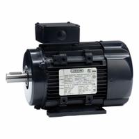LEESON Metric Motor: 3 hp, Rigid Base Mount, 90L Frame Size, Totally Enclosed Fan Cooled, 3500 RPM (MPN 090LT34FH6301). Key specifications — Brand: LEESON; Nameplate Voltage @ 60 Hz: 230/460V AC; Full Load Amps @ 60 Hz: 7.2/3.6 A; Nameplate RPM @ 60 Hz: 3500 RPM; Motor Enclosure: TEFC.