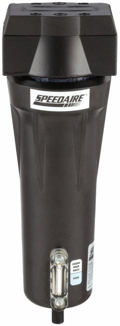 SPEEDAIRE Desiccant Air Dryer: ISO Class 3, 1/4 in NPT, 5 cfm, 200 psi Max Op Pressure, 15 micron (MPN 5VC89). Key specifications — attr109968: No; attr109935: SPEEDAIRE.