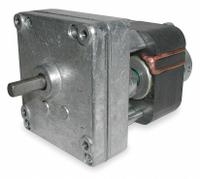 DAYTON AC Gearmotor: Parallel, Single Output Shaft, Shaded Pole, Open, 2.2 RPM, 32 in-lb Max Torque (MPN 1MBF4). Key specifications — Brand: DAYTON; Full Load Current: 0.38 A.
