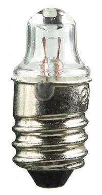 APPROVED VENDOR Incandescent Bulb: Incandescent, Miniature Screw (E10), (T) Tubular, TL3, 243, White (MPN 243-10PK). Key specifications — Light Color: White; Bulb Shape: TL3; Trade Number: 243; Brand: APPROVED VENDOR; Voltage: 2.33V AC.