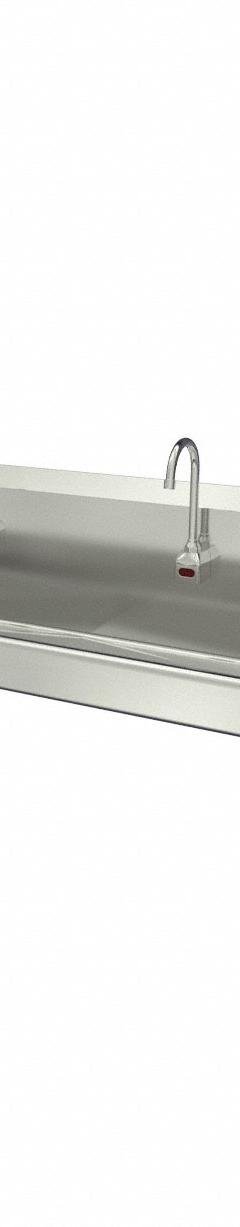 SANI-LAV Wash Station: 4 Stations, 5 in Bowl Dp, 85 in Bowl Lg, 16 1/2 in Bowl Wd, Faucet Included (MPN 5A5A.5). Key specifications — Includes Side Splash: Side Splash Not Included; Brand: SANI-LAV; Power Source: AC Powered.