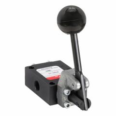 ARO Manual Air Control Valve: 50, Three-Way / Two-Position, Lever, Black, 16 scfm Flow Rate - Max (MPN 5030-10). Key specifications — attr1092903: Black; attr1086905: Manual Return; attr1086907: 50; attr1086914: Normally Closed; attr1086904: Manual Air Control Valve; attr1086871: 5030-10.