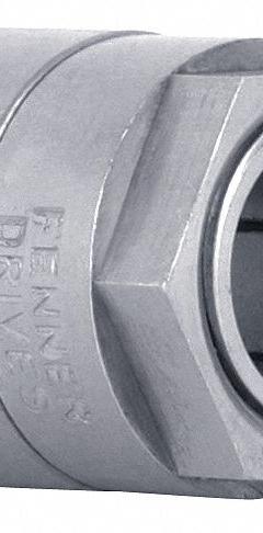 FENNER DRIVES Keyless Bushing: For 3/8 in Shaft Dia, 3/4 in OD, 0.875 in Wd, Oil Dipped Steel (MPN 6410038). Key specifications — System of Measurement: Inch; Keyless Bushing Type: Single Nut Locking Assembly; Flange Type: None; Brand: FENNER DRIVES.
