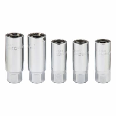 FACOM Screw Extractor Set: 1/2 in Drive Size, M6 to M10 Socket Size Range, (5) 4 Point - 3/8" Drive Bolt Extraction Socket Sets