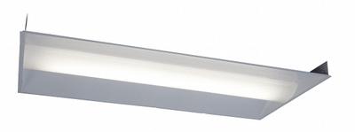 LUMINATION Recessed Troffer: 4 ft Lg, 2 ft Wd, 6,000 lm, 5000K, 47 W, 120 to 277V AC - 2 ft. x 4 ft. LED Center-Basket Troffers
