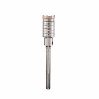 MILWAUKEE SDS-MAX Core Bit: SDS Max Shank, 2 in Core Dia, 3 in Core Body Lg, 11 3/8 in Overall Lg (MPN 48-20-5408). Key specifications — attr253668: 2.0000 in; attr253671: No; attr253680: Dry; attr277142: MILWAUKEE.
