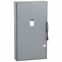 SQUARE D Safety Switch: Fusible, 600 A, Three Phase, 240V AC, Galvanized Steel, Indoor/Outdoor (MPN H326NR). Key specifications — Brand: SQUARE D.