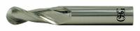 OSG Ball End Mill: Carbide, 4 Flute, 3/8" Mill Dia, 1" LOC, 2-1/2" OAL (MPN 20100500)