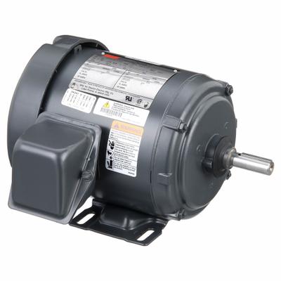Dayton General Purpose Motor: Rigid Base Mount, Totally Enclosed Non-Ventilated - Rigid Base 3-Phase General Purpose AC Motors