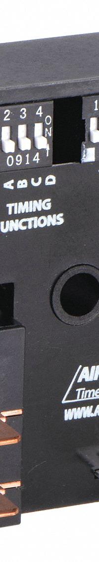 AIROTRONICS Multi-Function Encapsulated Timing Relay: Surface Mounted, 24V DC, 25 A (MPN MC4004531J). Key specifications — attr866845: 25 A @ 24V; attr866847: Single Shot; attr866854: Surface; attr866861: 24V DC; attr866841: AIROTRONICS.