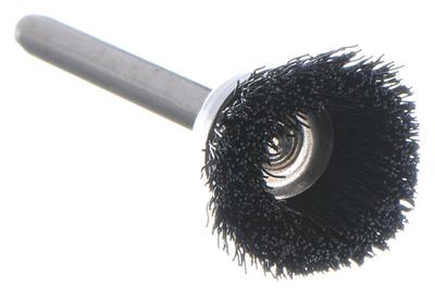 DREMEL Rotary Tool Brush: 1/2 in Brush Dia, Cup Brush, Straight, Mounted, Nylon - Wire Brushes for Rotary Tools