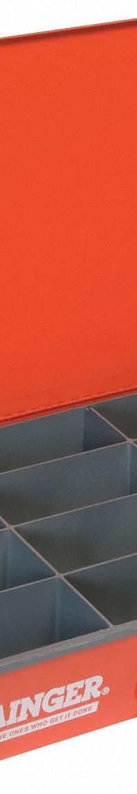 Compartment Drawer: 18 3/8 in x 12 1/2 in x 3 1/8 in, 3 1/16 in x 5 13/16 in x 2 15/16 in, Red (MPN 115-17-S1158). Key specifications — Color: Red; Compartment HxWxD: 3 in x 5-13/16 in x 2-15/16 in; Number of Compartments: 12; Removable Dividers: No; Compatible Manufacturer Model Number: 303-95-945; Brand: DURHAM MFG.