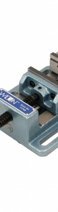 WILTON Machine Vise: 4 in Jaw Face Wd, 3 in Max Jaw Opening, 1 1/2 in Throat Dp, V-Grooved Face (MPN 11743). Key specifications — Brand: WILTON.