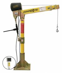 OZ LIFTING PRODUCTS Davit Crane Kit: Composite, Electric, 1,200 lb Max. Load Capacity, Pedestal (MPN OZ1200DAV-ACW-SP4). Key specifications — Material: Composite; Brand: OZ LIFTING PRODUCTS; Included Base Type: Pedestal; Body Material: Composite.