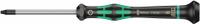 WERA General Purpose Torx Screwdriver: Kraftform, Std Lg, Torx Tip, Friction, T9 Tip Size (MPN 05118185001). Key specifications — attr1205076: T9; attr1205081: WERA; attr1205102: Ergonomic.