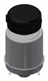 SOLBERG Filter Assembly: 2 micron Rating, 99% Efficiency, 11 in Outside Dia, 19 5/8 in Overall Ht (MPN SM4-234P-300). Key specifications — attr101190: SM4-234P-300; attr101207: Carbon Steel; attr101193: SOLBERG.