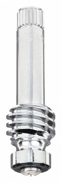 T&S BRASS Cartridge Spindle: Use with Cold Water, Brass, Brass, 2 1/8 in Overall Lg, LH Spindle (MPN 67L). Key specifications — For Water Temperature: Cold; Compatible Brand: T&S Brass; Product Type: Cartridge Spindle; Includes: LH Spindle; Material: Brass.