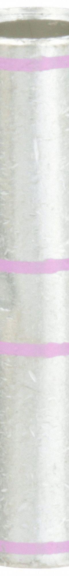 3M Open Barrel Splices: 1/0 AWG Wire Size, Pink Code, 1.88 in, Copper Barrel, 1/0 AWG Max Wire Size (MPN 10005). Key specifications — Die Code: 42; Brand: 3M; Color Code: Pink.