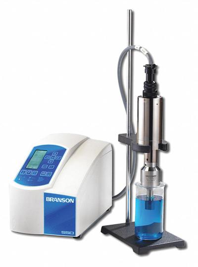 BRANSON Cell Disruptor: Benchtop, 1,200,000 RPM to 2,400,000 RPM, 0.74 hp Horsepower - Sonifiers