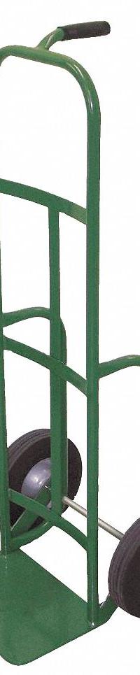 SAFTCART General Purpose Hand Truck: 400 lb, Single-Pin Handle, Green, Steel, Semipneumatic (MPN 701). Key specifications — Brand: SAFTCART; Color: Green.