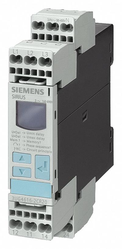 Siemens Relay: DIN-Rail Mounted, 5 A Current Rating, 320 to 500V AC - DIN-Rail Mounted Relays