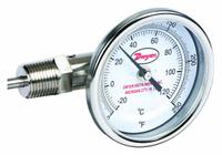 DWYER Dial Thermometer: 0°F to 250°F /-20°C to 120°C, ±2%Full Scale Accuracy, 4 in Stem Lg (MPN BTLS3405D). Key specifications — Accuracy: ±2 % Full Scale; Brand: DWYER.