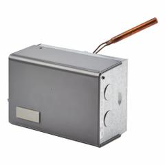 Immersion Controller: High Limit, 130°F Min, 240°F Max, Horizontal, 5 Switch, Line Volt/Low Volt (MPN L8124L1011). Key specifications — Application: High Limit; Auto/Manual Switch Included: Yes; Brand: HONEYWELL HOME; Manufacturer Part Number: L8124L1011; Differential Temperature: 10°F to 25°F Adjustable (Low Limit); Mounting Orientation: Horizontal.