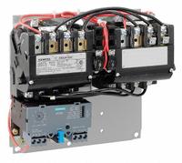 SIEMENS NEMA Magnetic Motor Starter: Reversing, 3 Poles, NEMA Size 0, 18 A, 480V AC Coil (MPN 22CUB32AH). Key specifications — Brand: SIEMENS; Auxiliary Contact Form: 1NO; Coil Voltage: 380-440/440-480V AC; Phase: Three; Terminal Connection Type: Screw Terminals; Auxiliary Contacts Included: 1NO; Signaling Features: Pilot Light; Thermal Units Required: None (Not Applicable to Electronic Overloads).