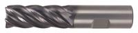 WIDIA HANITA Corner Radius End Mill: Carbide, AlTiN Coated, 5 Flute, 10 mm Mill Dia, 22 mm LOC (MPN 577710004MT)
