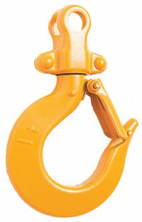HARRINGTON Top Hook Assembly: Lever Chain Hoists, 12,000 lb Compatible Load Capacity, L5LB (MPN L5BU0601001). Key specifications — Compatible Hoist Type: Lever Chain Hoists; Product Type: Top Hook Assembly; Compatible Series: L5LB; Manufacturer Part Number: L5BU0601001; Included Components: Safety Latch.