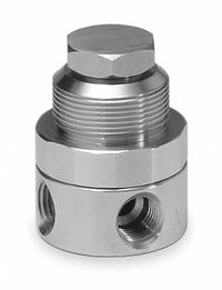 WILKERSON Compressed Air Regulator: 316 Stainless Steel, 1/4 in NPT, 12 cfm, 0 psi to 60 psi, Knob (MPN SR1-02-KAS0). Key specifications — attr111664: No; attr111400: SR1; attr111627: WILKERSON.