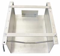 ZICO Chock Holder: 49H693, SAC-44-E, 13 1/4 in Overall Wd, 12 in Overall Ht, Aluminum, Gray, ZICO (MPN SQCH-44-H). Key specifications — Color: Gray; Compatible with Grainger Part Number: 49H693; Compatible with Manufacturer Model Number: SAC-44-E; Material: Aluminum; Product Type: Wheel Chock Holder.