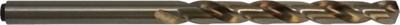 CLEVELAND Taper Length Drill Bit: #20, 118° Notched Point, Straw/Bronze Cobalt - Tang-Shank Cobalt Taper-Length Drill Bits