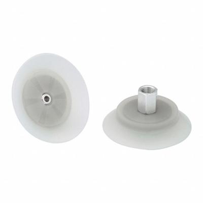 SCHMALZ Vacuum Pad Assembly: Flat, G1/8 in Vacuum Port, 39.2 mm Pad Dia - Flat Type Food-Safe Fast-Handling Vacuum Pad Assemblies