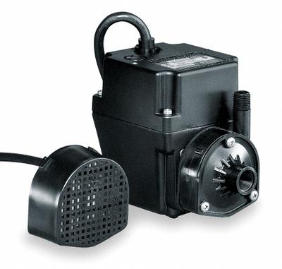 LITTLE GIANT Centrifugal Pump: 115V AC, 12 ft Max Head, 3/8 in, 1/4 in Intake and Disch - Oil-Filled Submersible Centrifugal Pumps